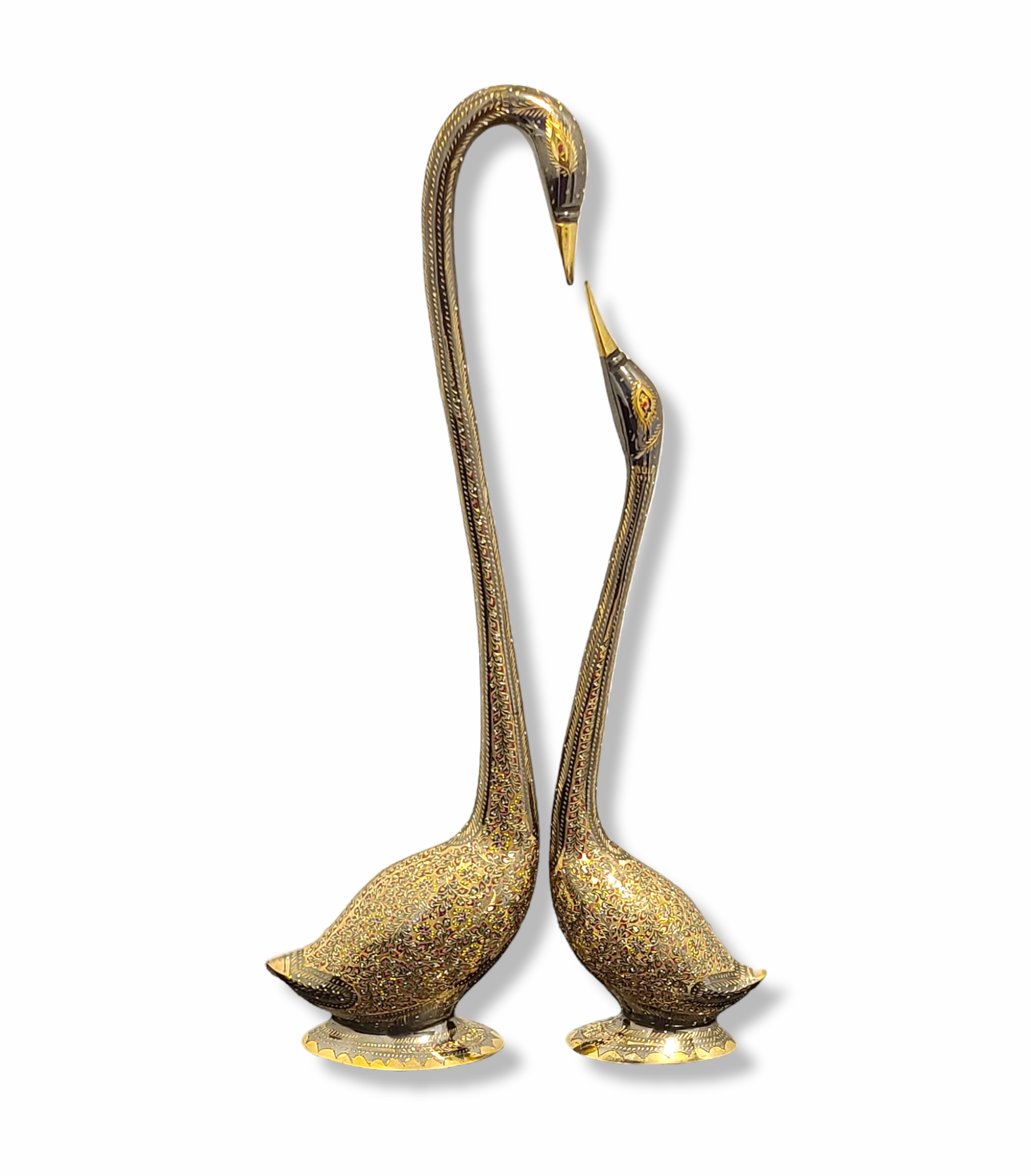 Handcrafted Brass Swans – Crafted Decors